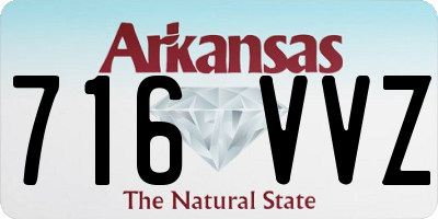 AR license plate 716VVZ