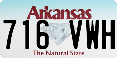 AR license plate 716VWH