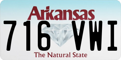 AR license plate 716VWI