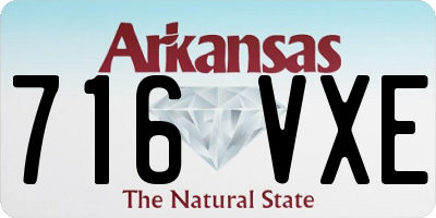 AR license plate 716VXE