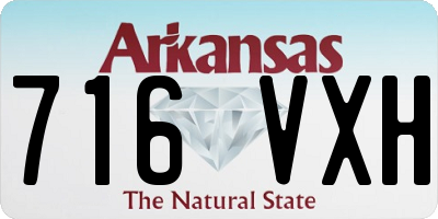AR license plate 716VXH
