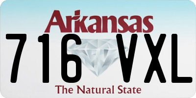 AR license plate 716VXL