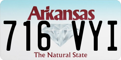 AR license plate 716VYI