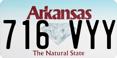 AR license plate 716VYY