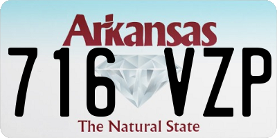 AR license plate 716VZP