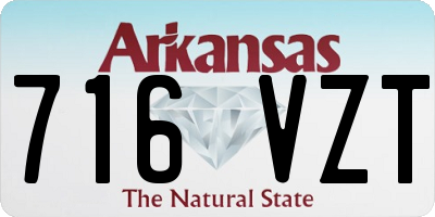 AR license plate 716VZT