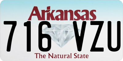 AR license plate 716VZU