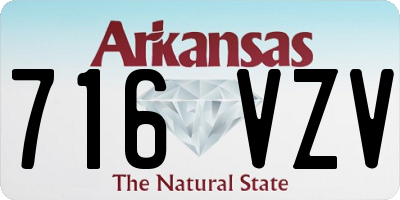 AR license plate 716VZV