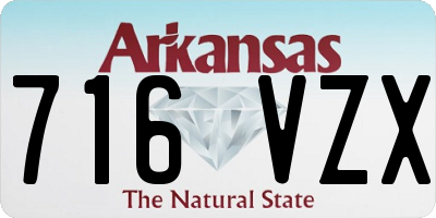 AR license plate 716VZX
