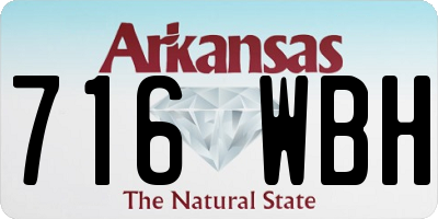 AR license plate 716WBH
