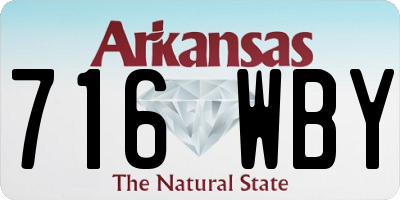 AR license plate 716WBY