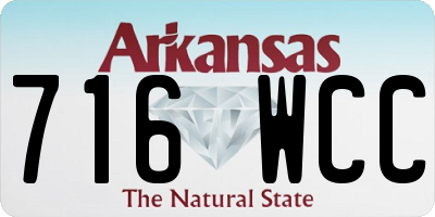 AR license plate 716WCC