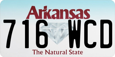 AR license plate 716WCD
