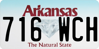 AR license plate 716WCH