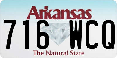 AR license plate 716WCQ