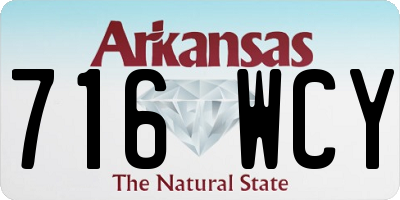 AR license plate 716WCY