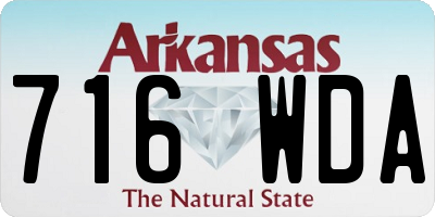 AR license plate 716WDA