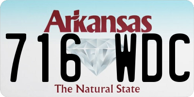 AR license plate 716WDC