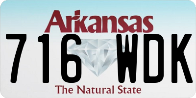 AR license plate 716WDK