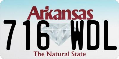 AR license plate 716WDL