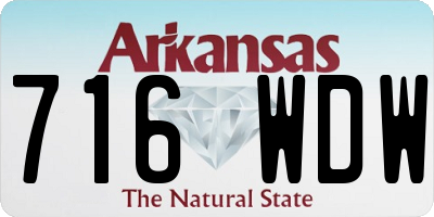 AR license plate 716WDW