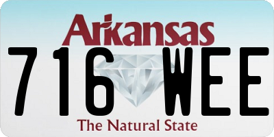 AR license plate 716WEE