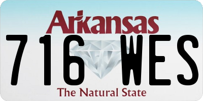 AR license plate 716WES
