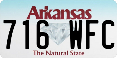 AR license plate 716WFC