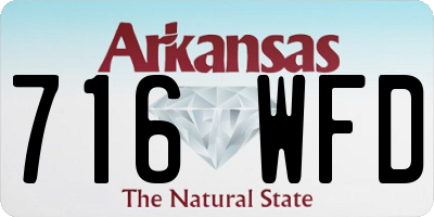 AR license plate 716WFD