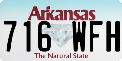AR license plate 716WFH