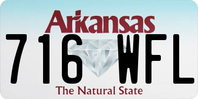 AR license plate 716WFL