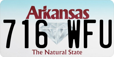 AR license plate 716WFU