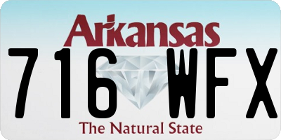 AR license plate 716WFX