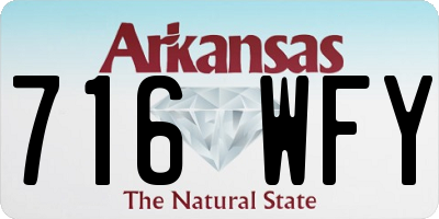 AR license plate 716WFY