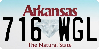 AR license plate 716WGL