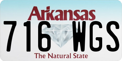 AR license plate 716WGS