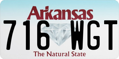 AR license plate 716WGT