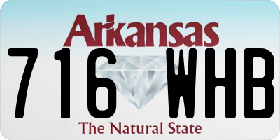 AR license plate 716WHB