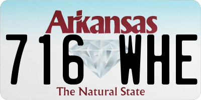 AR license plate 716WHE