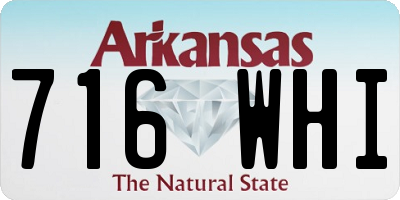 AR license plate 716WHI