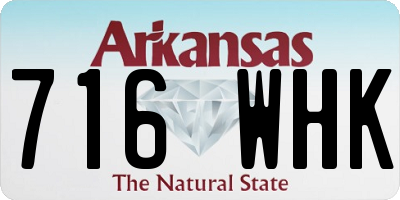 AR license plate 716WHK