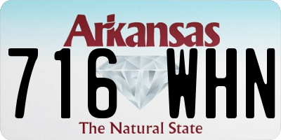 AR license plate 716WHN