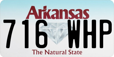 AR license plate 716WHP