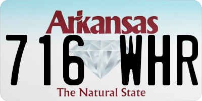 AR license plate 716WHR