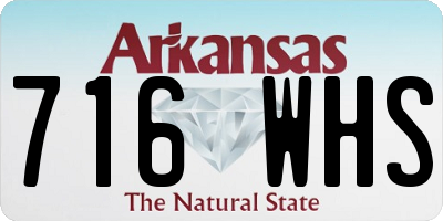 AR license plate 716WHS