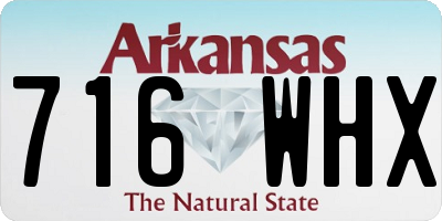 AR license plate 716WHX