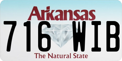 AR license plate 716WIB