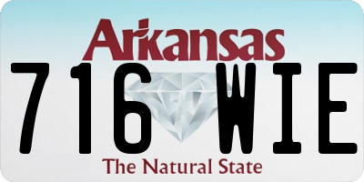 AR license plate 716WIE