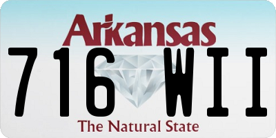 AR license plate 716WII