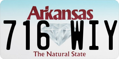 AR license plate 716WIY